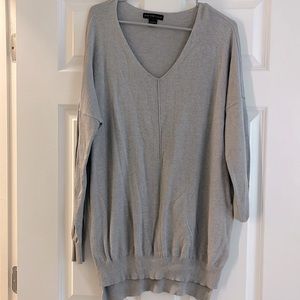 V neck long sweater